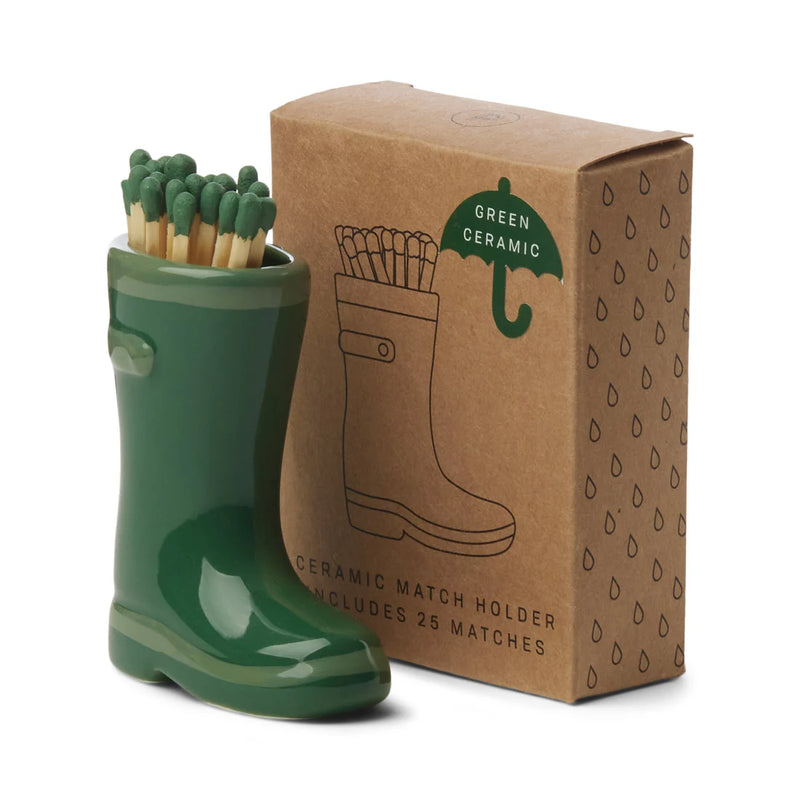 Wellington Boot Matches & Holder