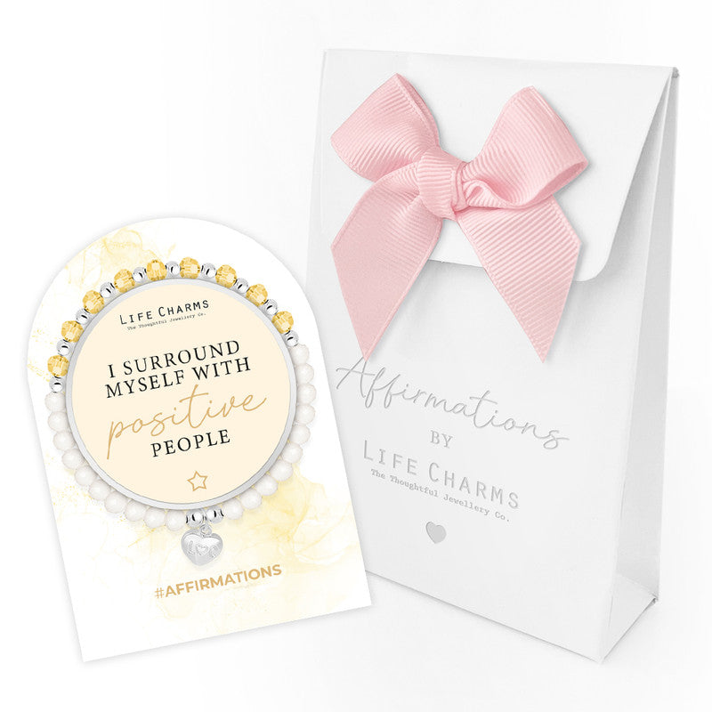 Positive People Affirmation Bracelet