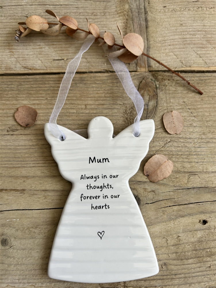 Mum Remembrance Ceramic Angel