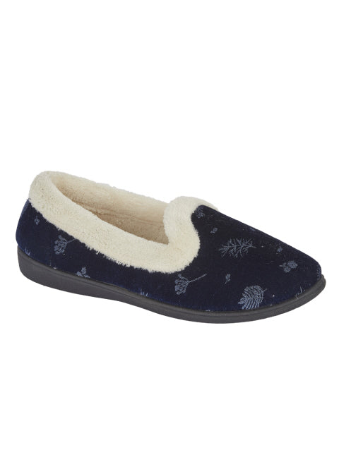 Annie Navy Slipper