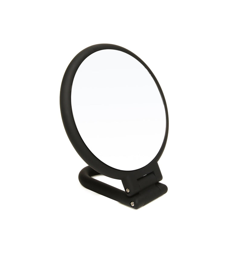 Alice Wheeler Black Hand Mirror With Magnification