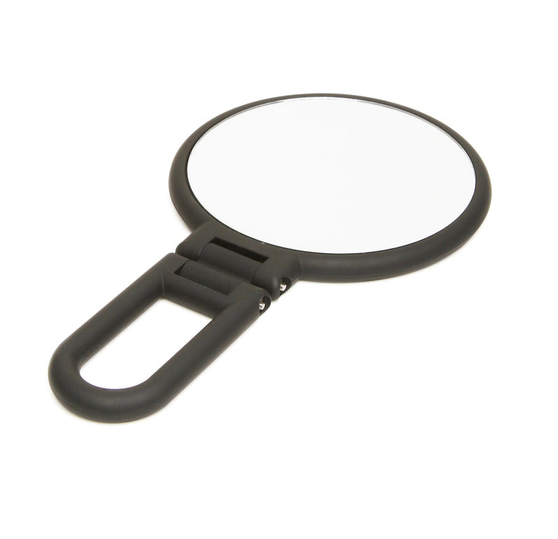 Alice Wheeler Black Hand Mirror With Magnification
