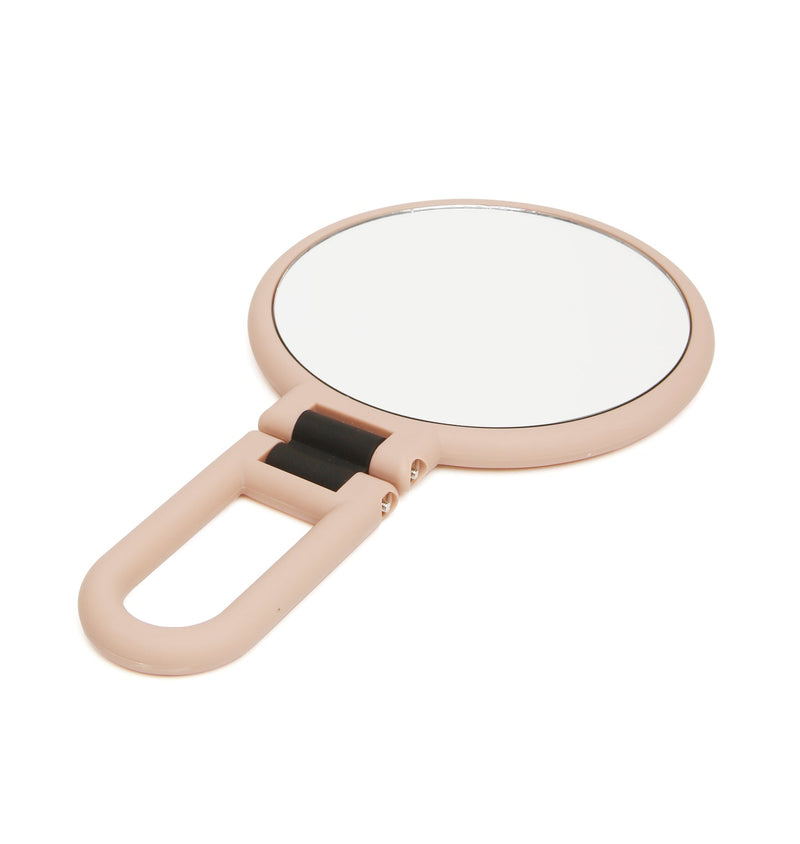 Alice Wheeler Pink Hand Mirror With Magnification