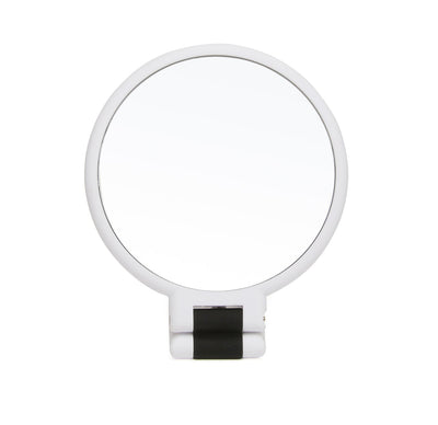 Alice Wheeler White Hand Mirror With Magnification