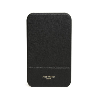 Alice Wheeler Black Folding Travel Mirror