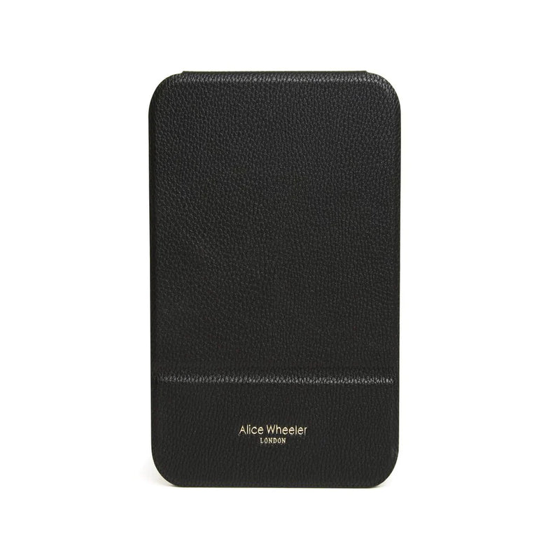 Alice Wheeler Black Folding Travel Mirror