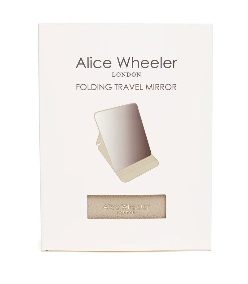 Alice Wheeler Stone Folding Travel Mirror