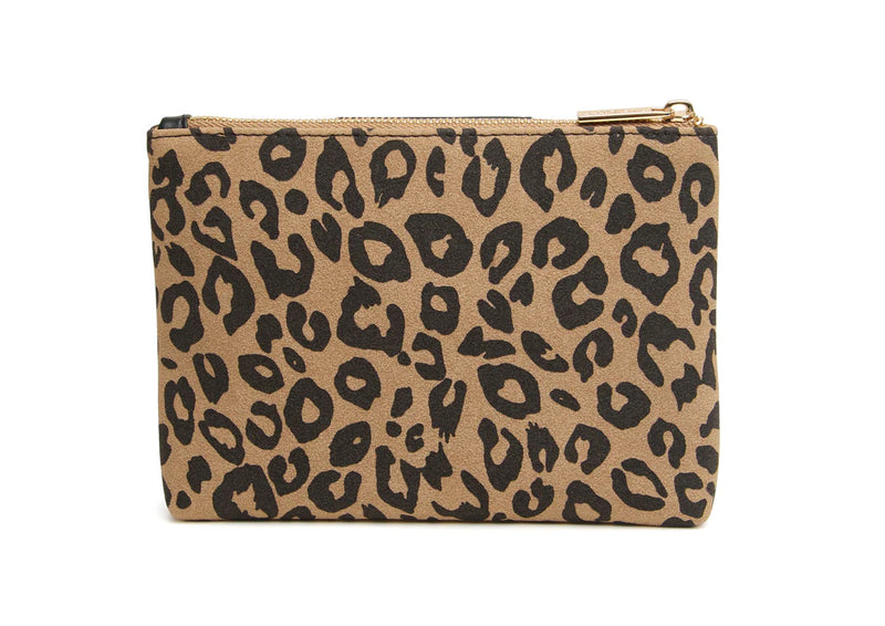 Alice Wheeler Leopard Pouch