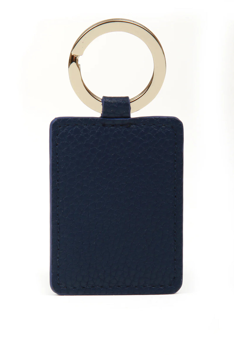 Alice Wheeler Navy Bee Keyring