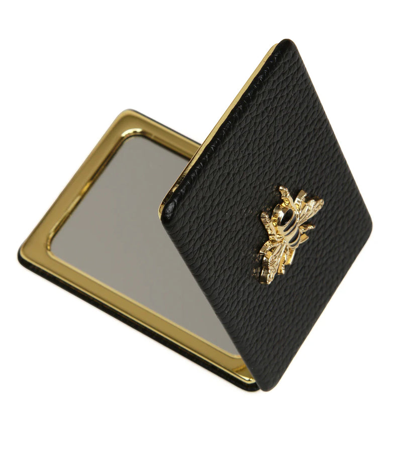 Alice Wheeler Black Bee Compact Mirror