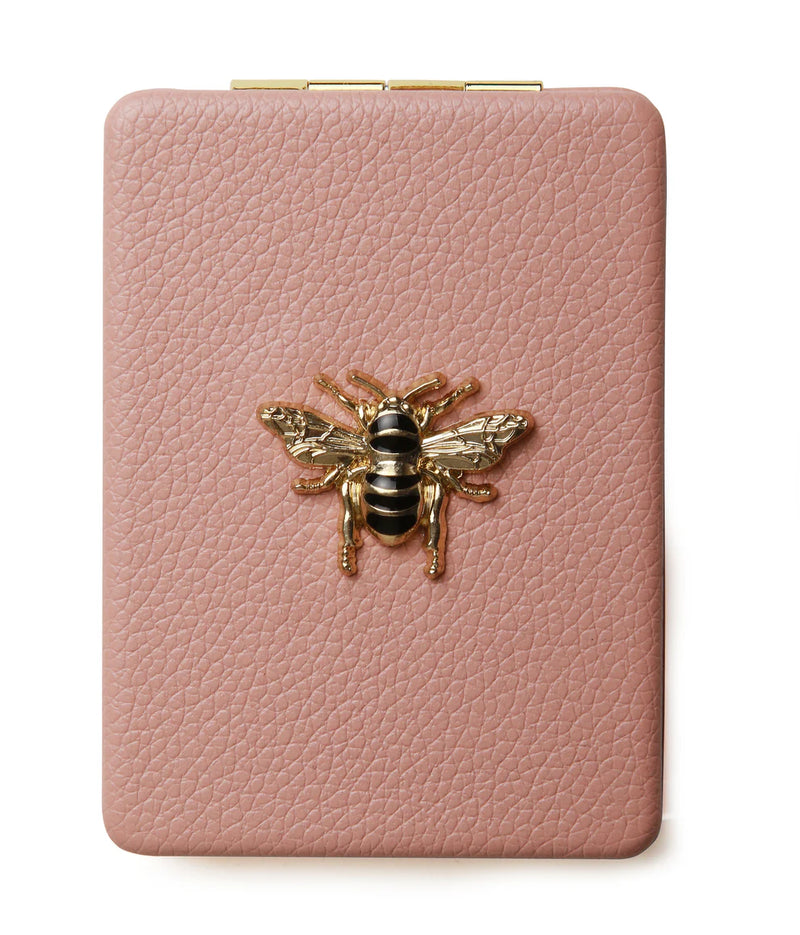 Alice Wheeler Pink Bee Compact Mirror