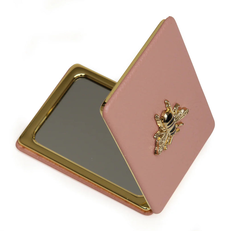 Alice Wheeler Pink Bee Compact Mirror