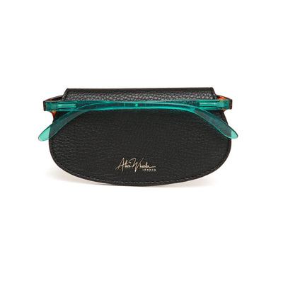 Alice Wheeler Black Bee Glasses Case