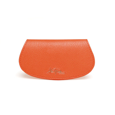 Alice Wheeler Orange Bee Glasses Case