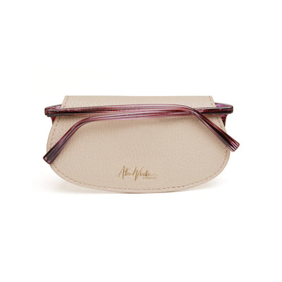 Alice Wheeler Stone Bee Glasses Case