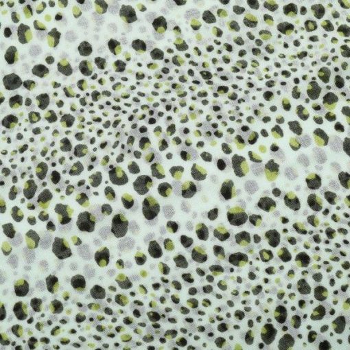 Eco Style Green Animal Dots Print Scarf