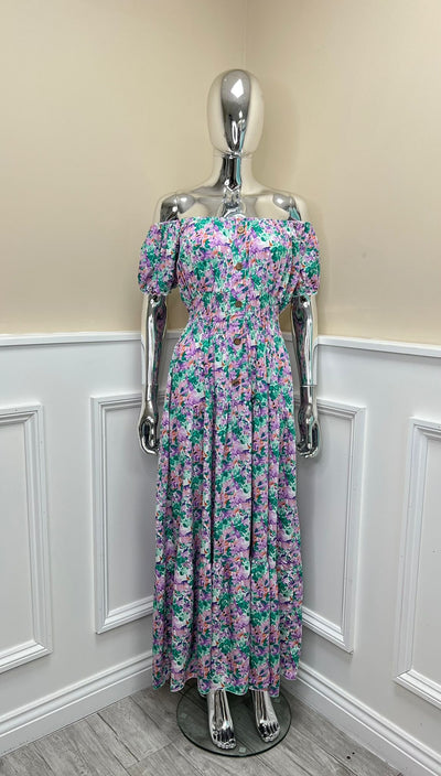 Samantha Maxi Elastic Magic Dress - More Colours Available
