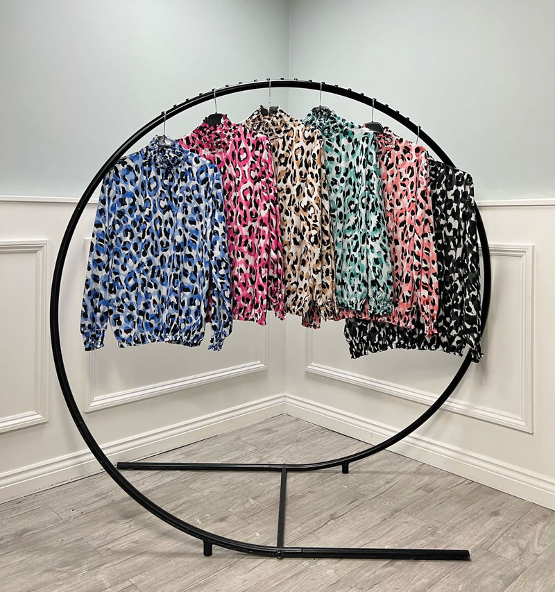 Leah Leopard Shirt - More Colours Available