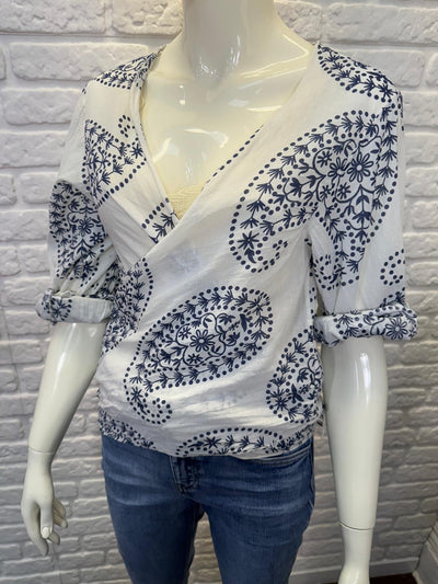 Suzie Tie Front Shirt - More Colours Available