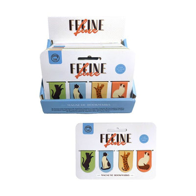 Feline Friends Cat Magnetic Bookmark Set