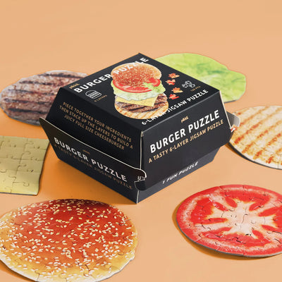 Burger Six Layer Puzzle