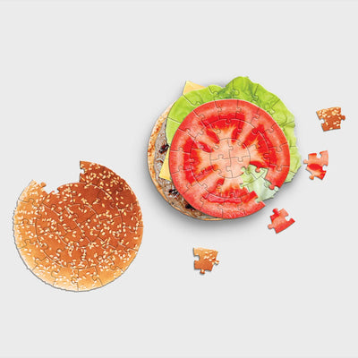 Burger Six Layer Puzzle