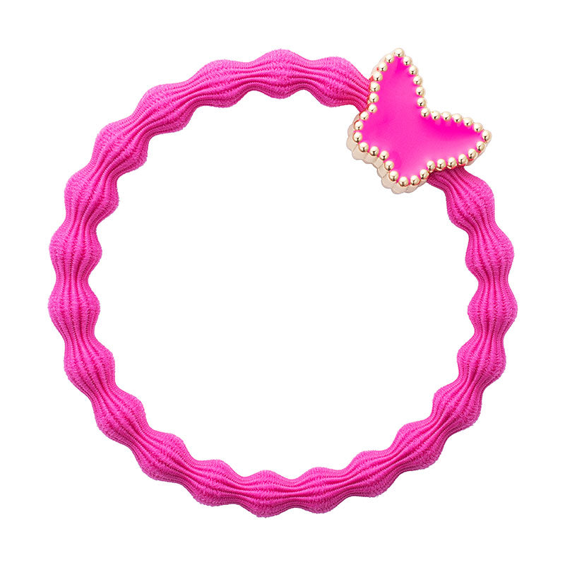 Pink Enamel Butterfly Hairband