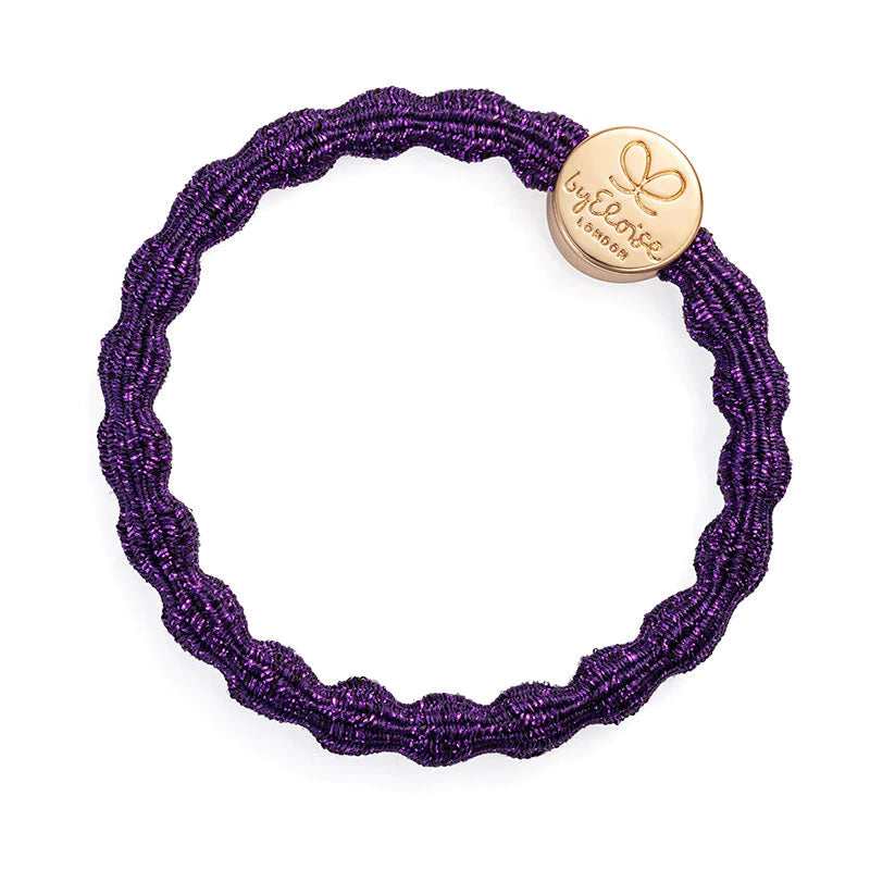 Metallic Purple Gold Circle Hairband