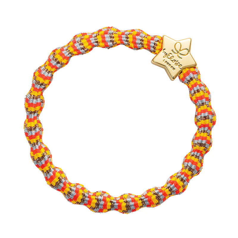 Metallic Blossom Gold Circle Hairband