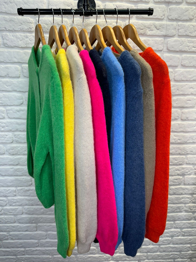 Cora Button Cardigan - More Colours Available
