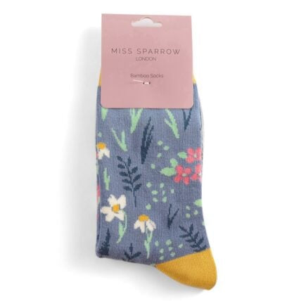 Meadow Denim Bamboo Socks