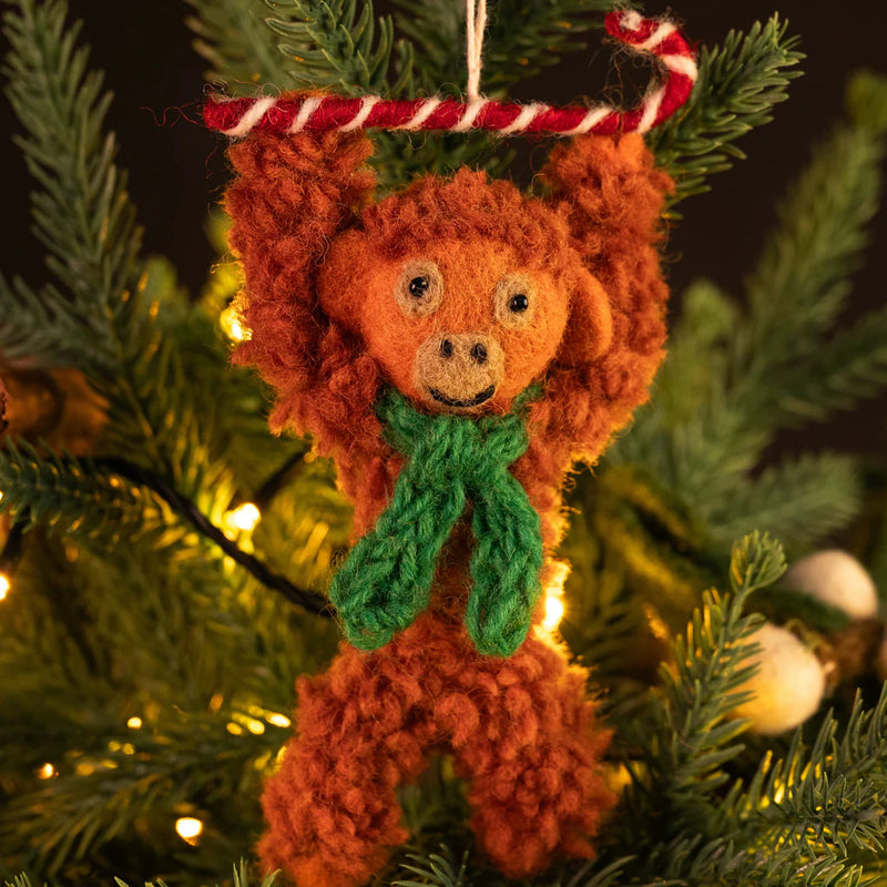 Christmas Orangutan Decoration