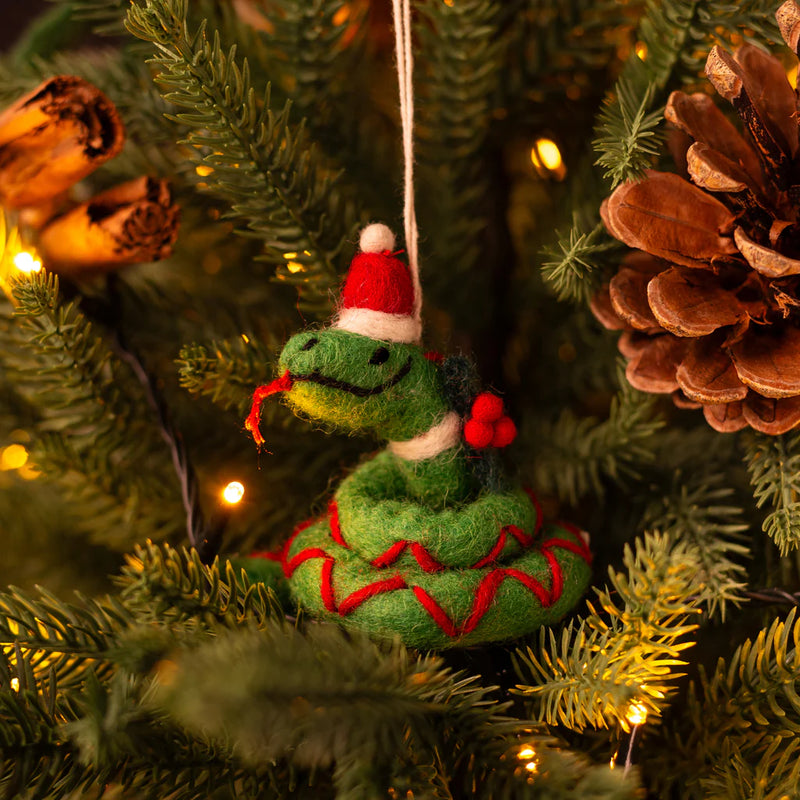 Christmas Snake Decoration