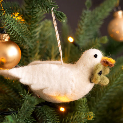 Christmas Turtle Dove Decoration