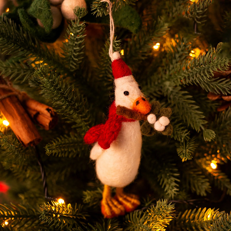 Christmas Runner Duck Decoration