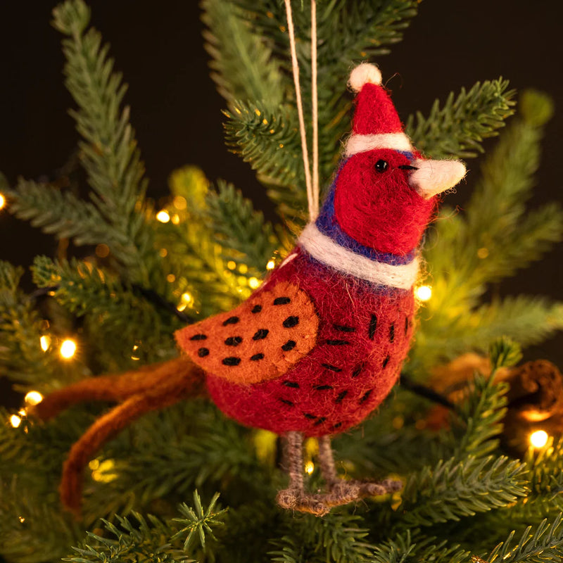 Christmas Pheasant Decoration