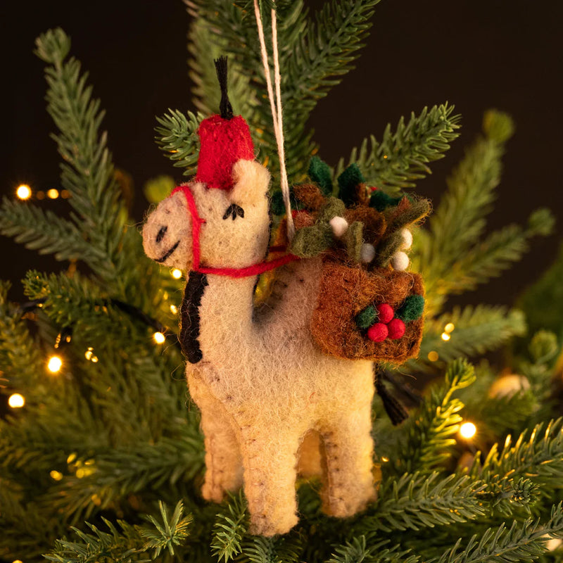 Christmas Camel Decoration
