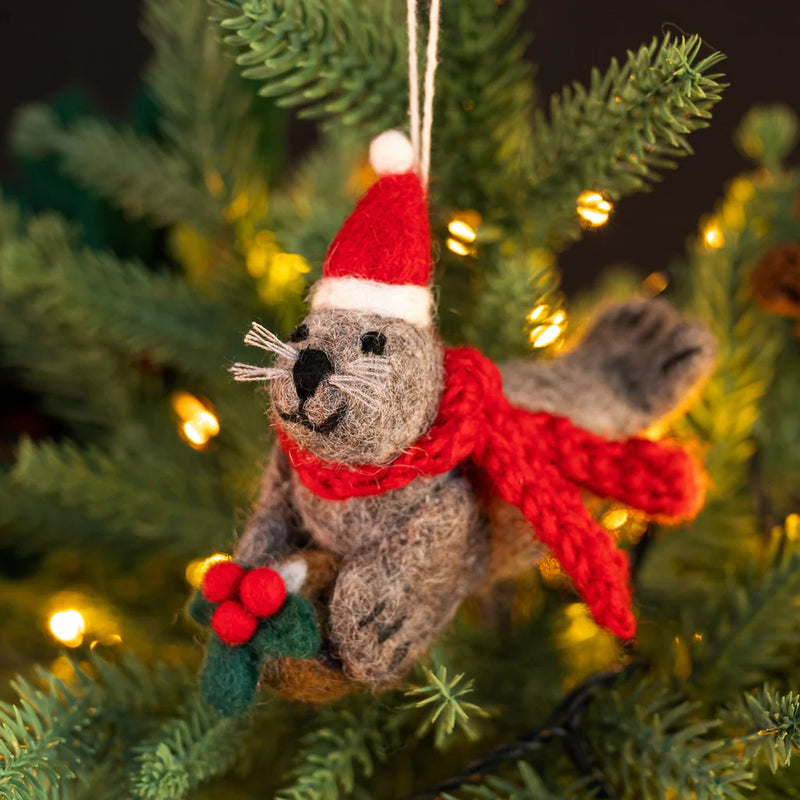 Christmas Grey Seal Decoration