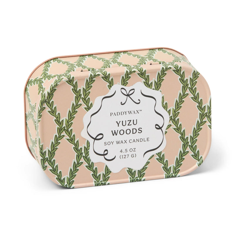 Cherie Tin Candle Yuzu Woods