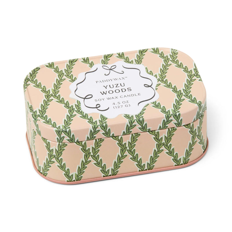 Cherie Tin Candle Yuzu Woods