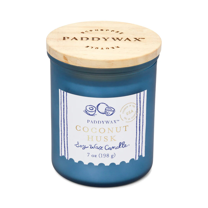 Coconut Husk Coast Glass Candle