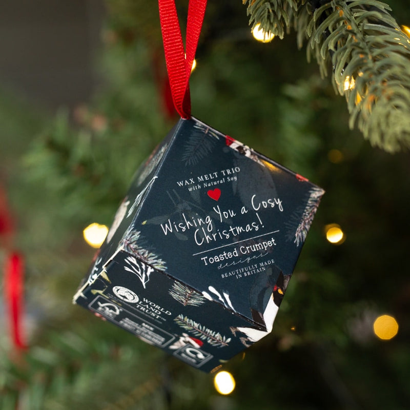 Christmas Penguins Trio Of Wax Melts Decor