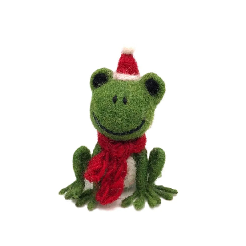 Christmas Frog Decoration