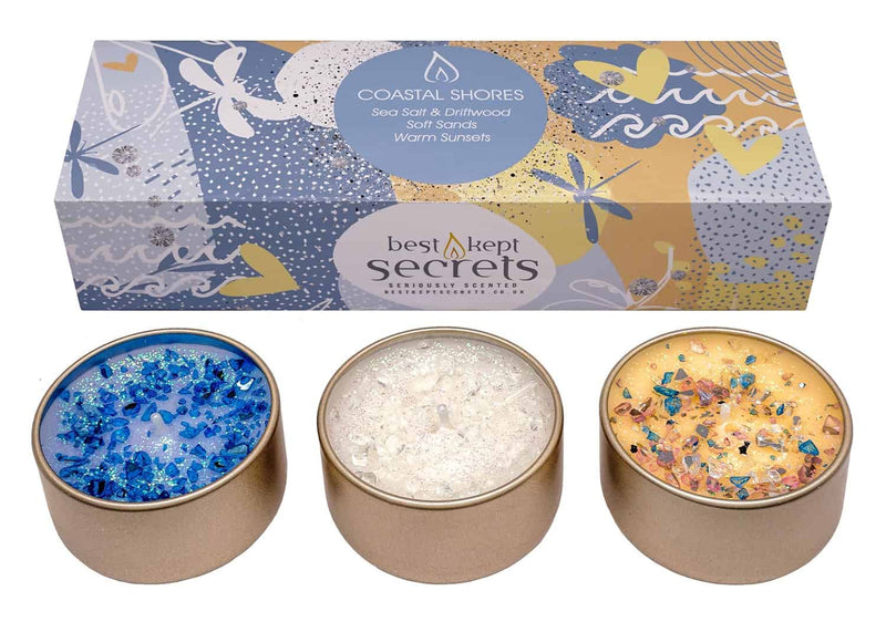 Coastal Breeze Three Lites Candles