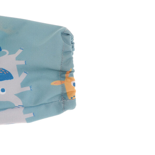 Giraffe & Elephant Coverall Feeding Bib