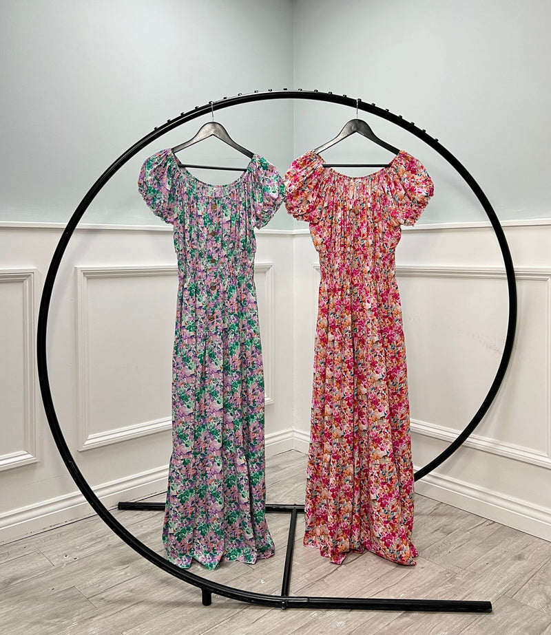 Samantha Maxi Elastic Magic Dress - More Colours Available