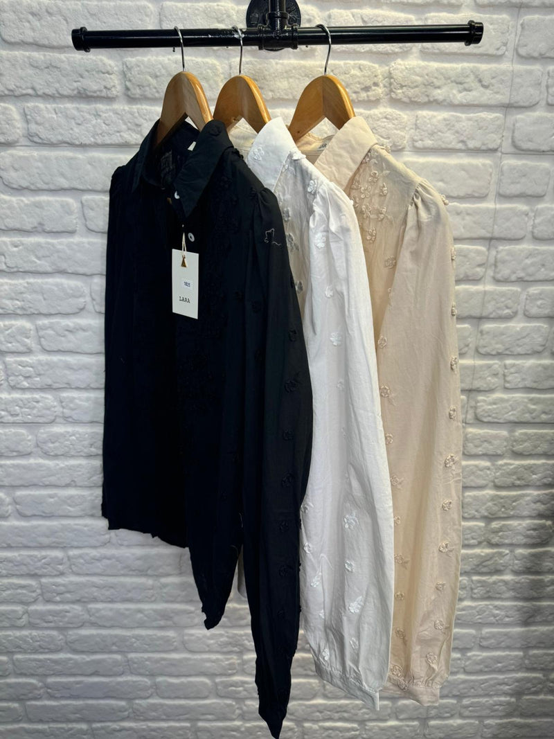 Saffron Black Blouse - More Sizes Available