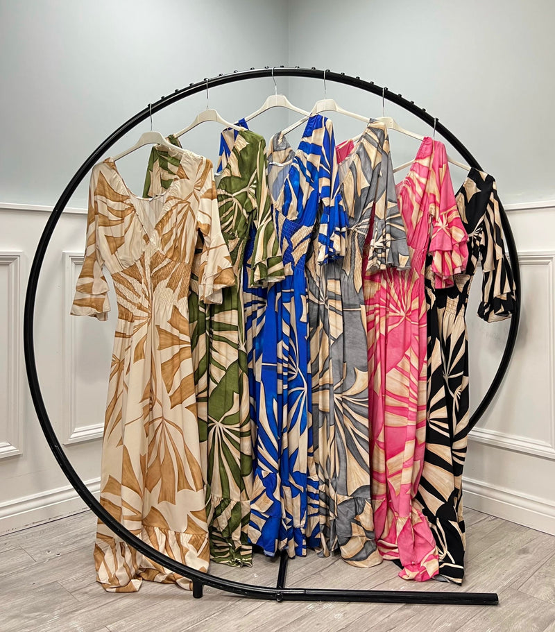 Camilla Elastic Maxi Dress - More Colours Available