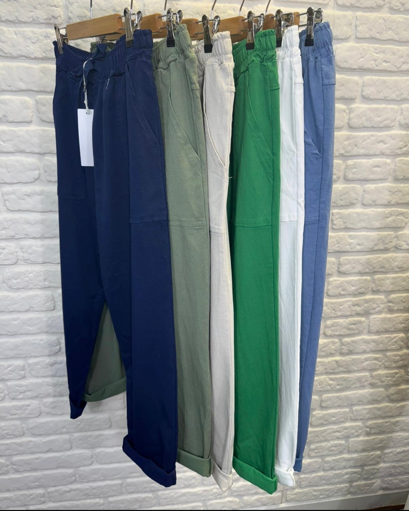 Tabitha Square Pocket Trouser - More Colours Available