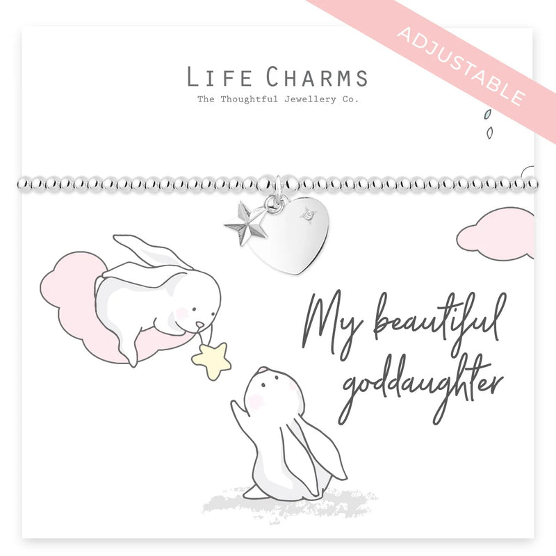 My Beautiful Goddaughter Adjustable Bracelet